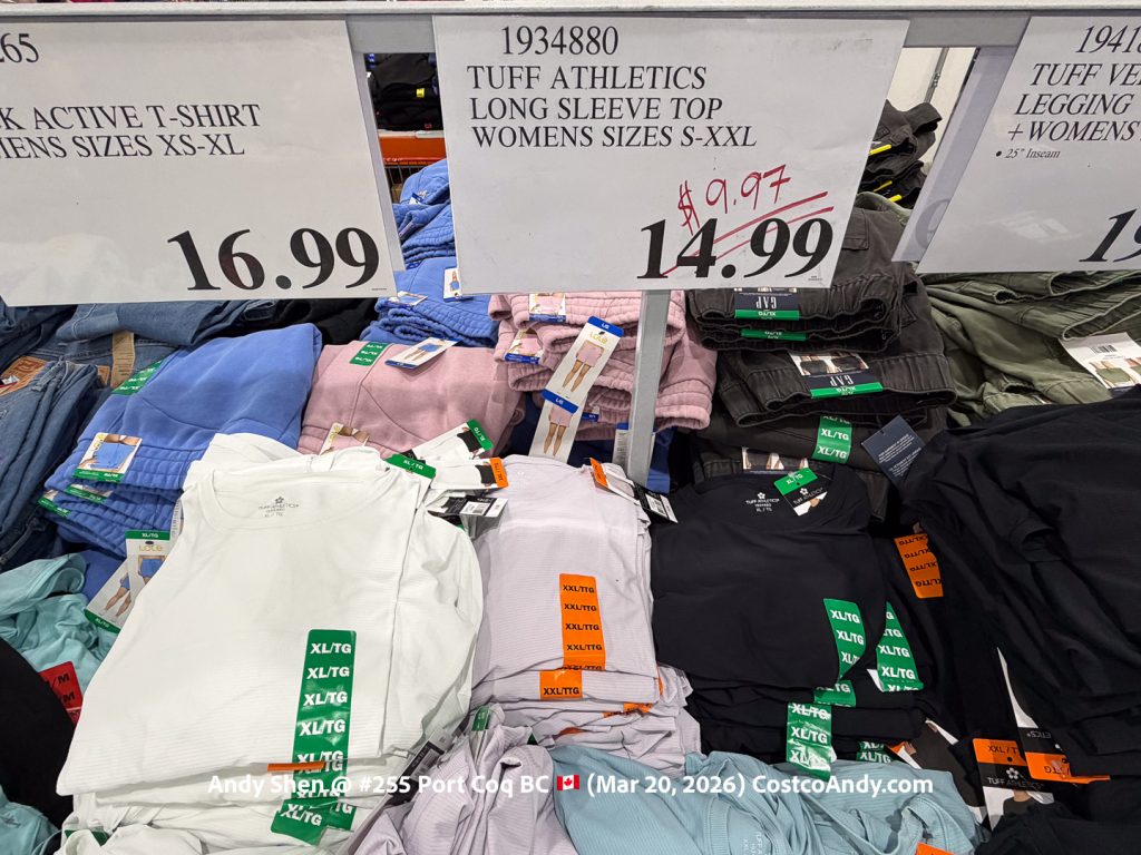 TUFF ATHLETICS LONG SLEEVE TOP WOMENS SIZES S-XXL