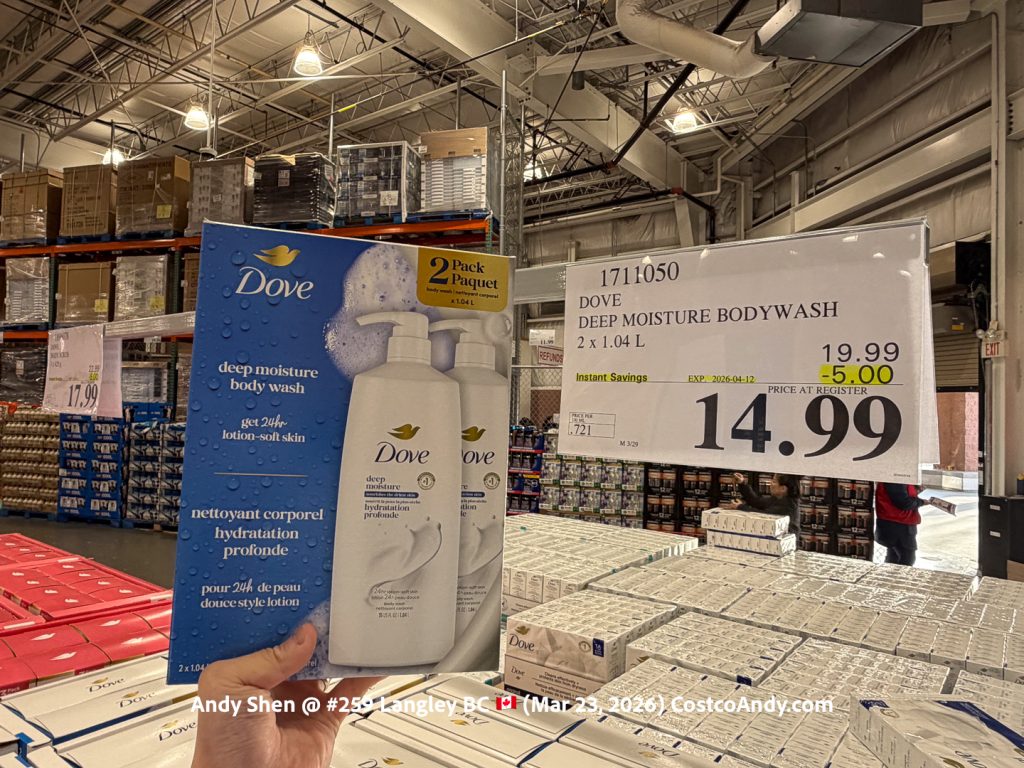 DOVE DEEP MOISTURE BODYWASH 2 X 1.04 L