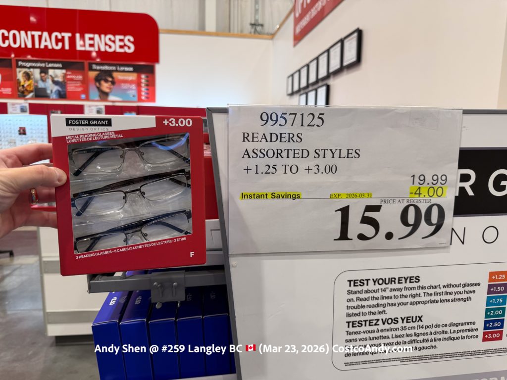 READERS ASSORTED STYLES +1.25 TO +3.00