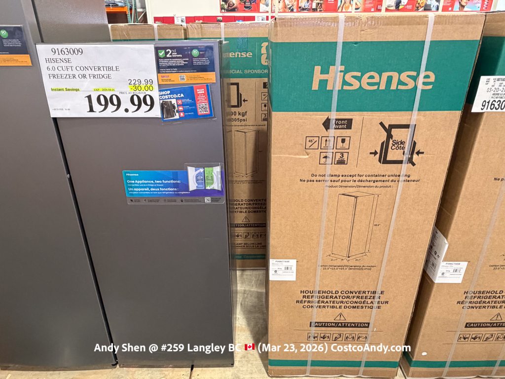 6.0 CUFT CONVERTIBLE FREEZER OR FRIDGE