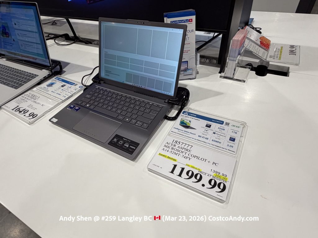 ACER ASPIRE MICROSOFT COPILOT + PC A14-52MT-74PY