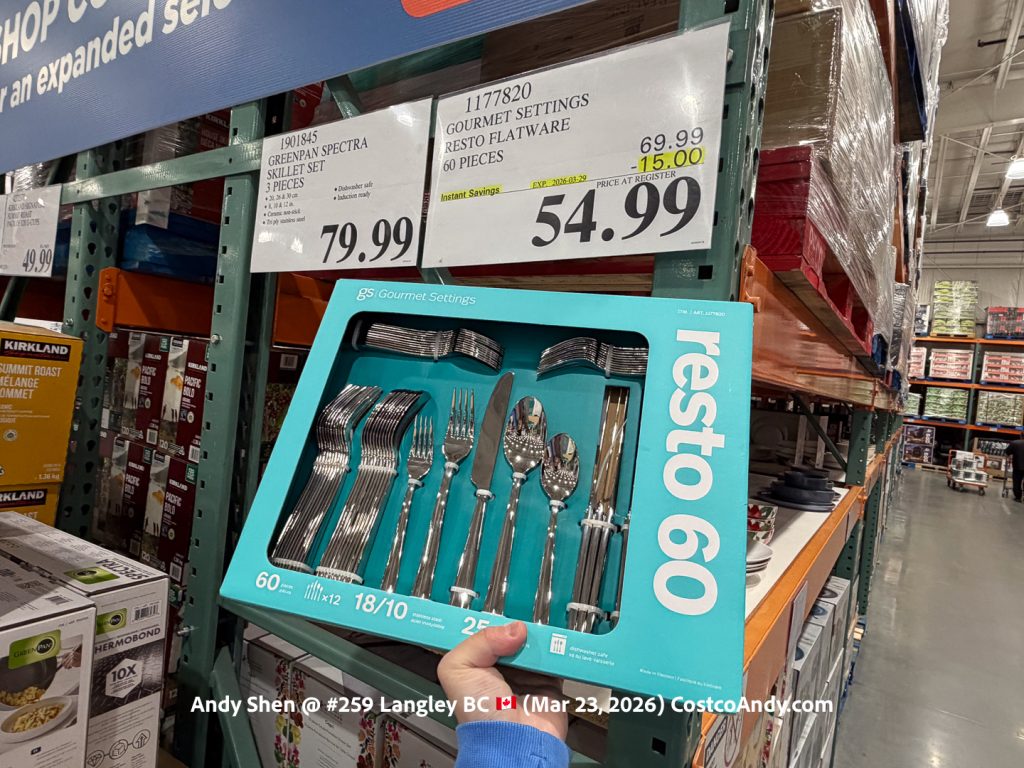 GOURMET SETTINGS RESTO FLATWARE 60 PIECES