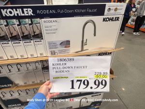 KOHLER PULL-DOWN FAUCET RODEAN