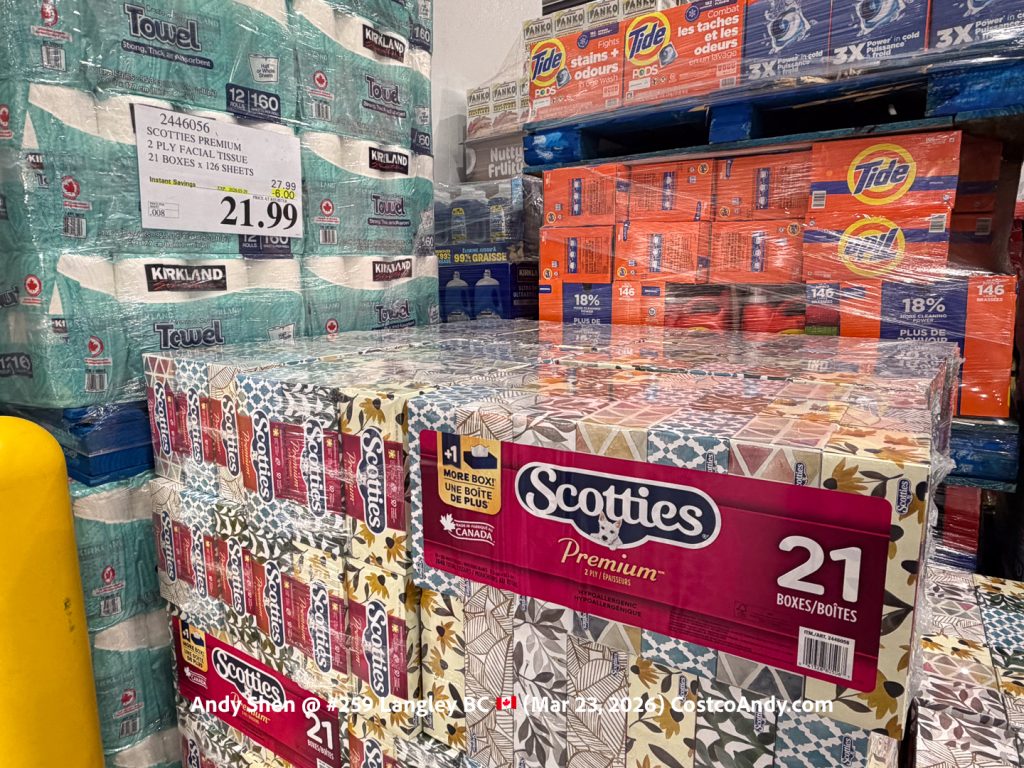 SCOTTIES PREMIUM 2 PLY FACIAL TISSUE 21 BOXES x 126 SHEETS