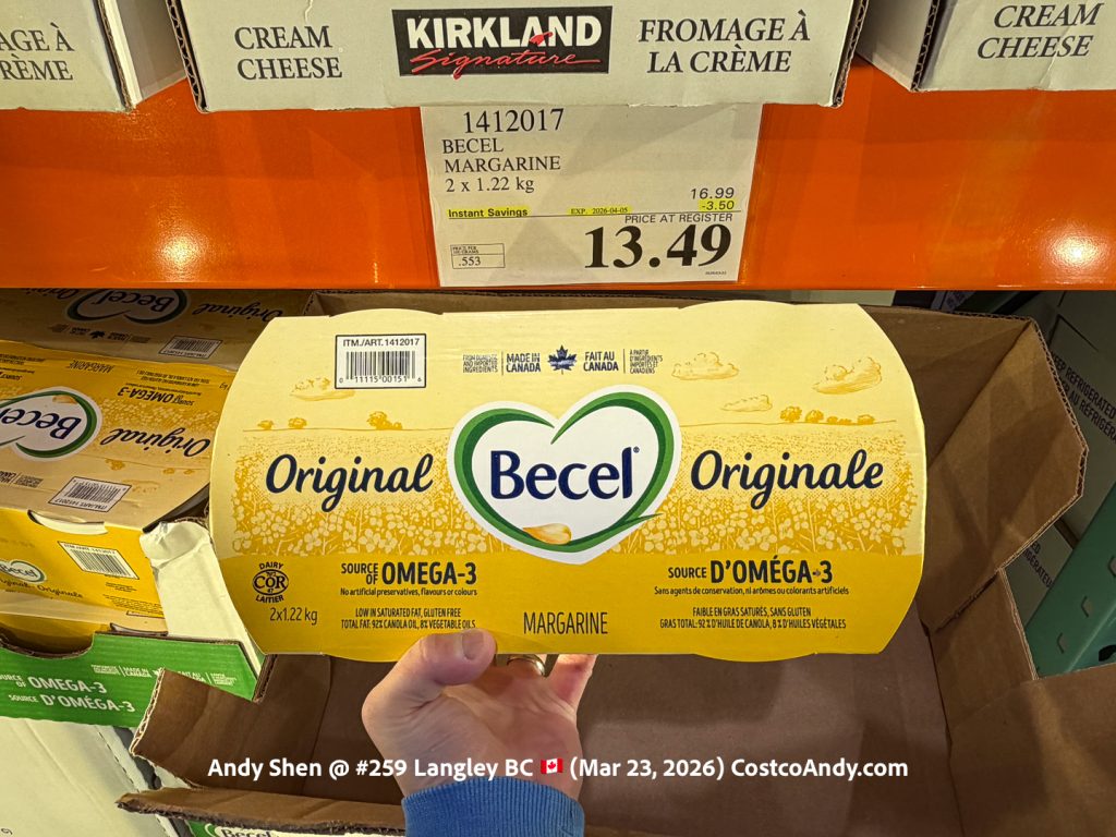 BECEL MARGARINE 2X1.22 KG