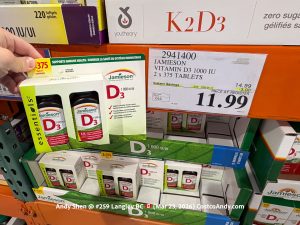 JAMIESON VITAMIN D3 1000 IU