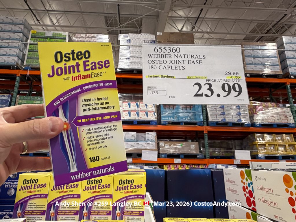 WEBBER NATURALS OSTEO JOINT EASE 180 CAPLETS