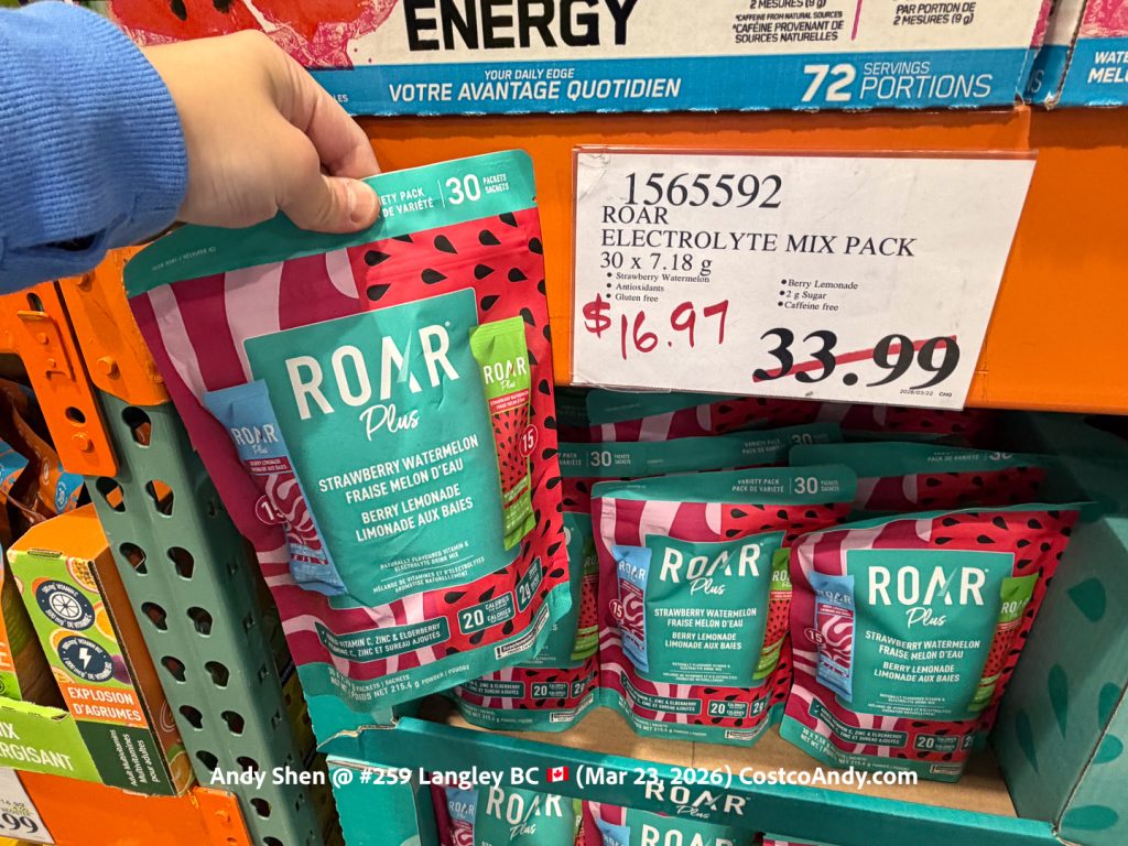 ROAR Plus Hydration Powders Variety Pack, 30 x 7.18 g