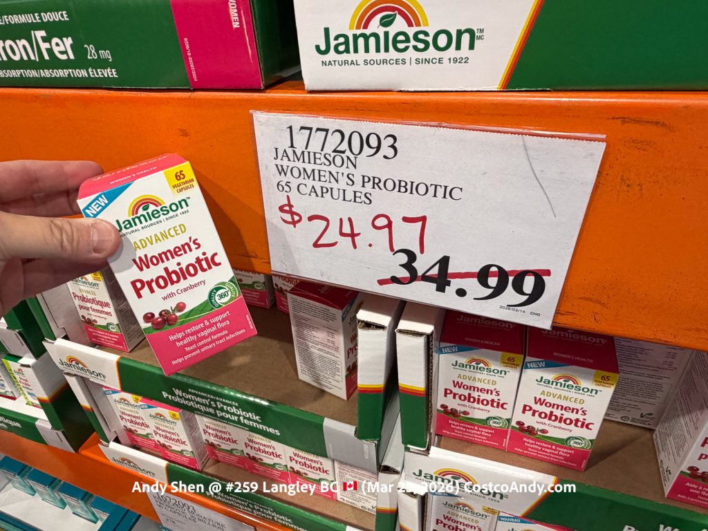 JAMIESON WOMENS PROBIOTIC 65 CAPSULES