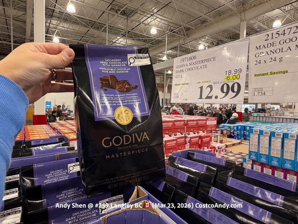 GODIVA MASTERPIECE DARK CHOCOLATE 425 G