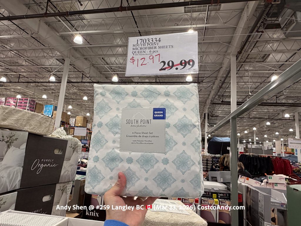 SOUTH POINT MICROFIBER SHEETS QUEEN – 6 PCS