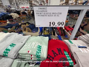 CHAMPION SHORT SLEEVE SWEATER