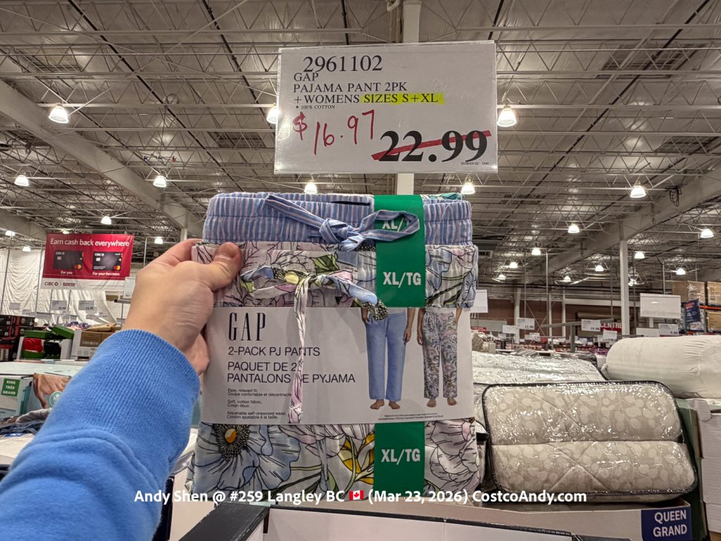GAP PAJAMA PANT 2PK WOMENS SIZES S+XL