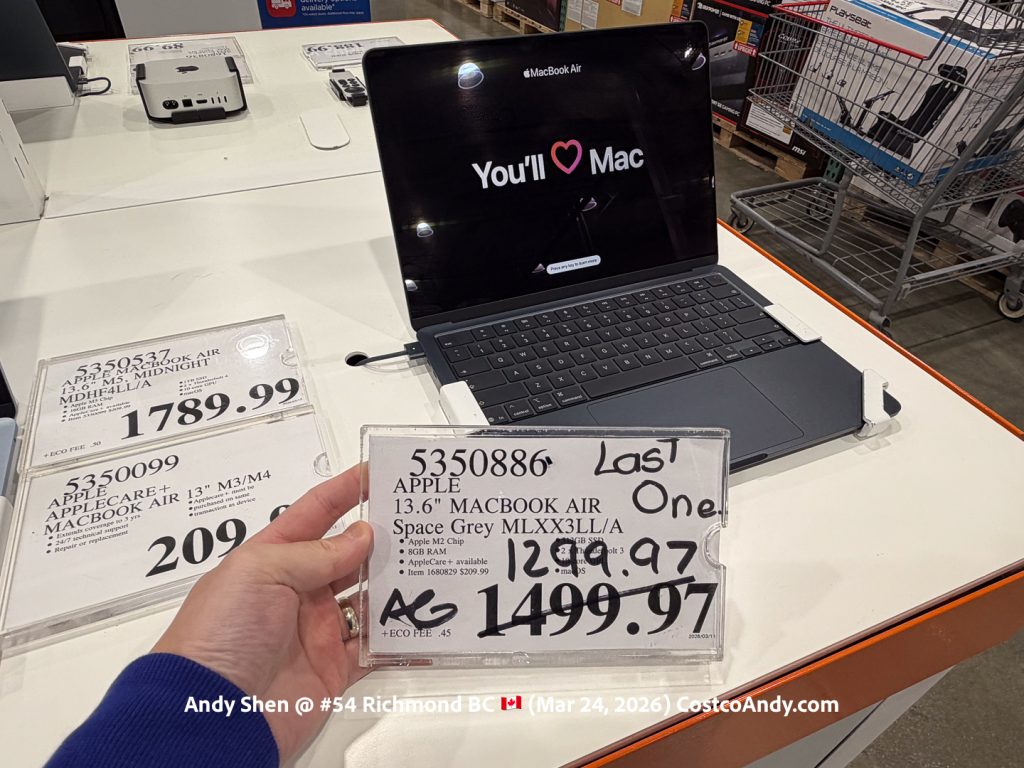 APPLE 13.6” MACBOOK AIR SPACE GREY MLXX3LL/A