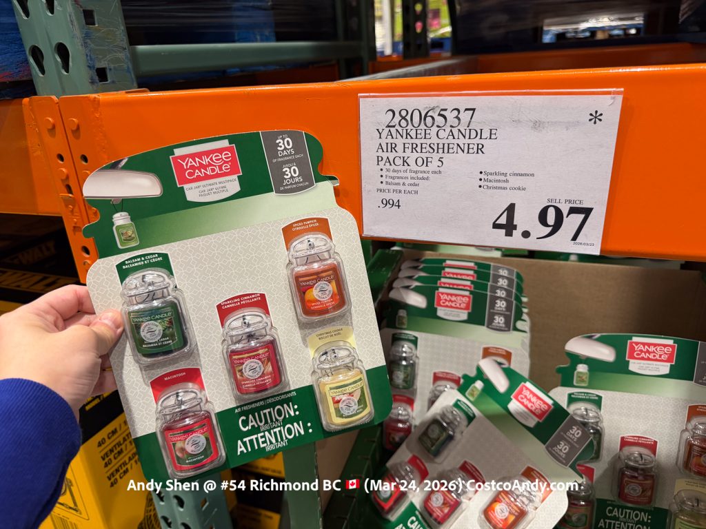 YANKEE CANDLE AIR FRESHENER PACK OF 5