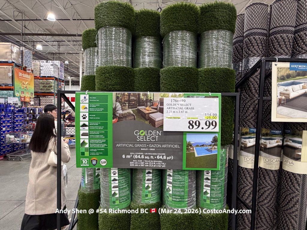 GOLDEN SELECT ARTIFICIAL GRASS 2.25 M X 2.67 M
