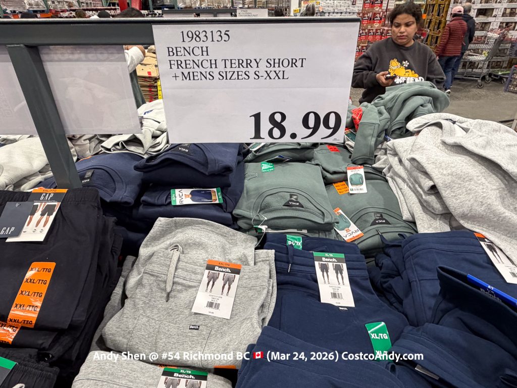 BENCH FRENCH TERRY SHORT +MENS SIZES S-XXL