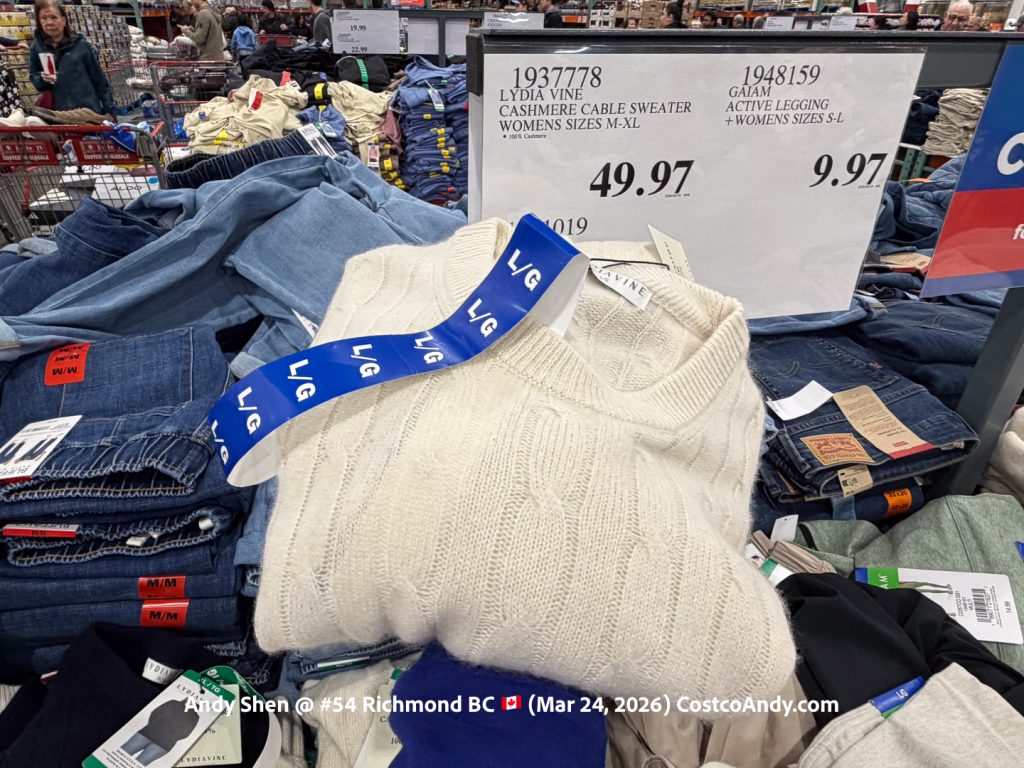 LYDIA VINE CASHMERE CABLE SWEATER WOMENS SIZES S-XL