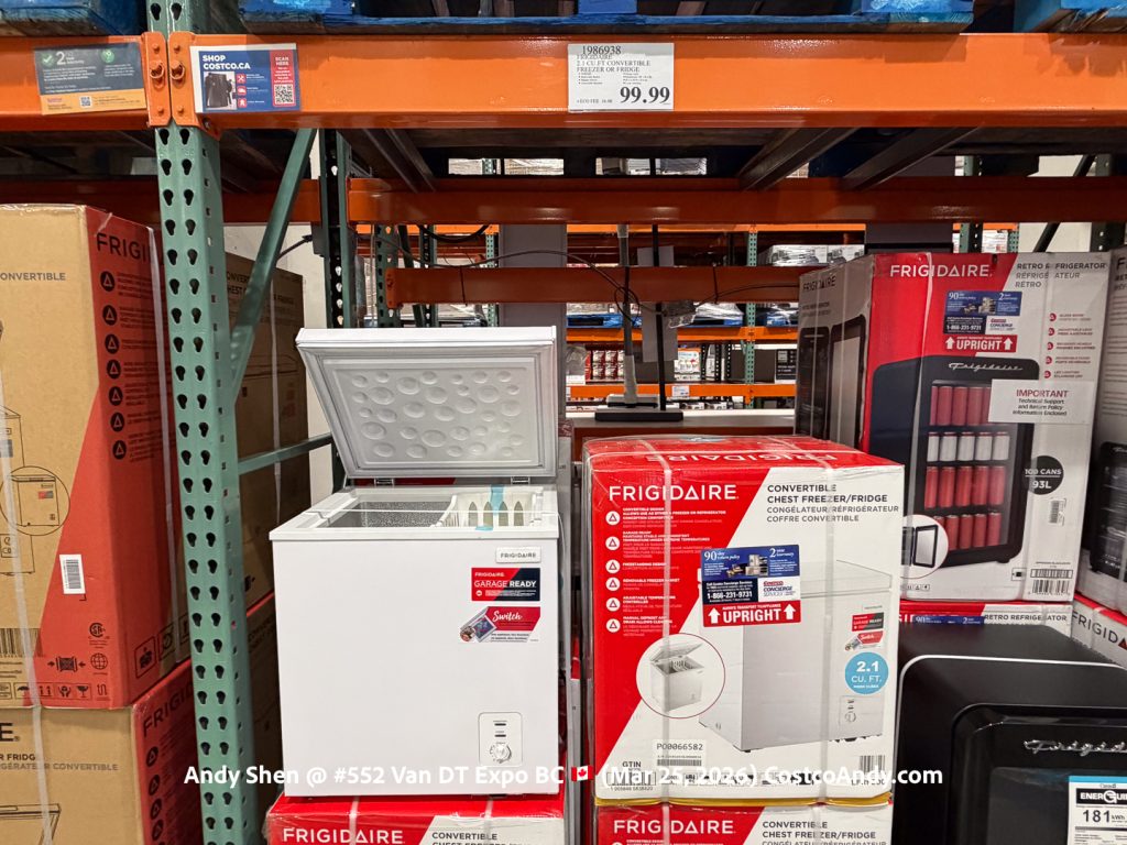 FRIGIDAIRE 2.1 CU.FT. CONVERTIBLE FREEZER OR FRIDGE