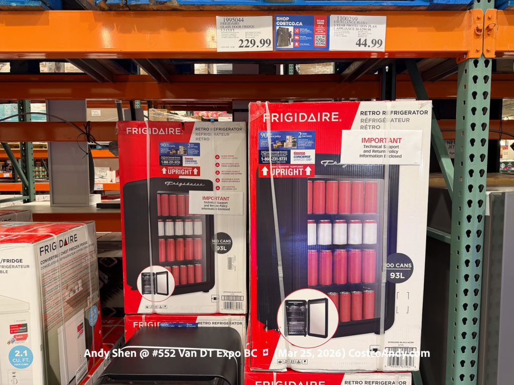 FRIGIDAIRE GLASS DOOR FRIDGE 3.3 CUFT