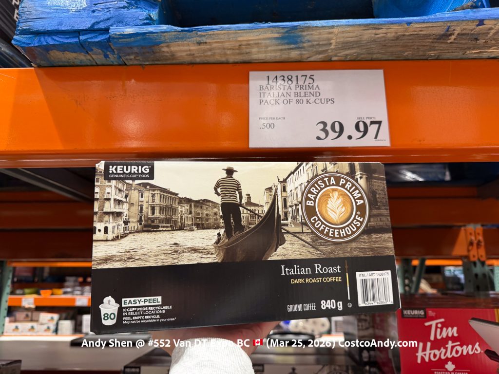 BARISTA PRIMA ITALIAN BLEND K-CUPS 80 COUNT