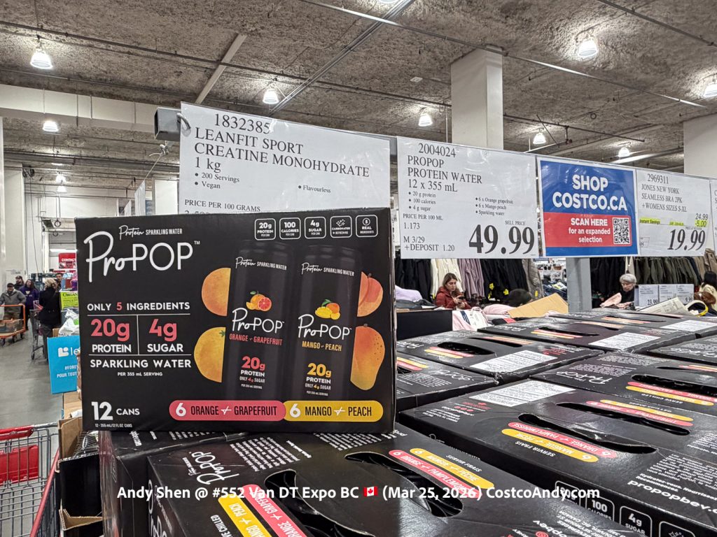 PROPOP PROTEIN WATER 12X355ML