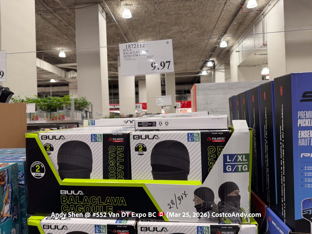 BULA BALACLAVA 2PK SIZES S/M-L/XL ONLY