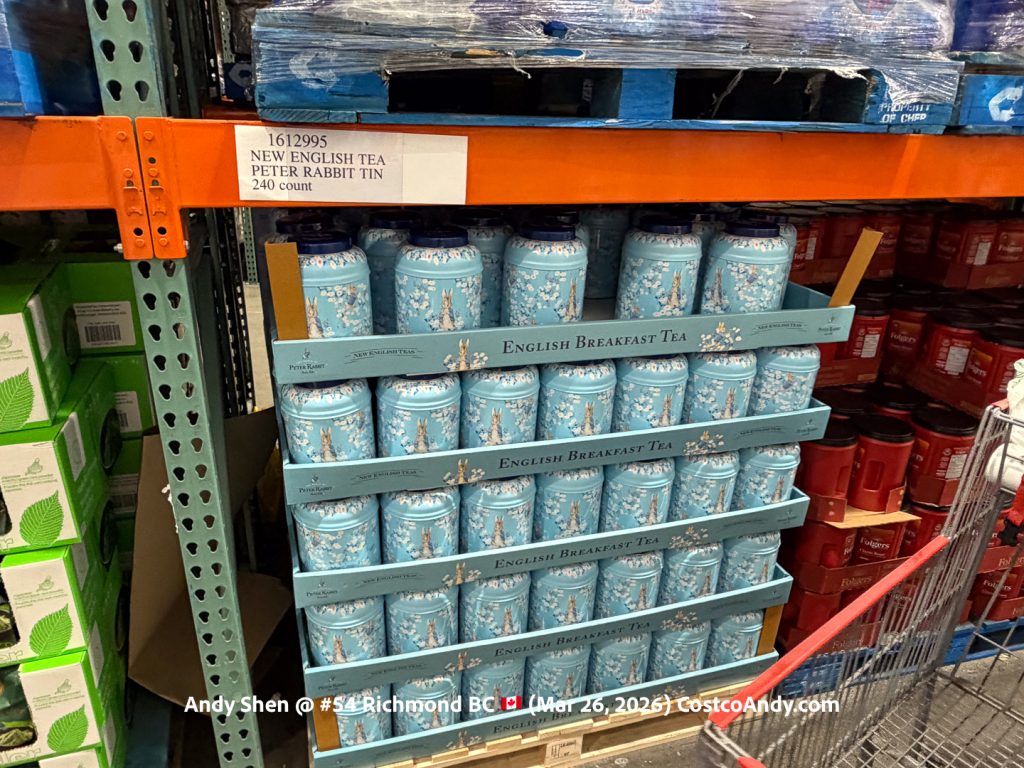 NEW ENGLISH TEA PETER RABBIT TIN 240CT