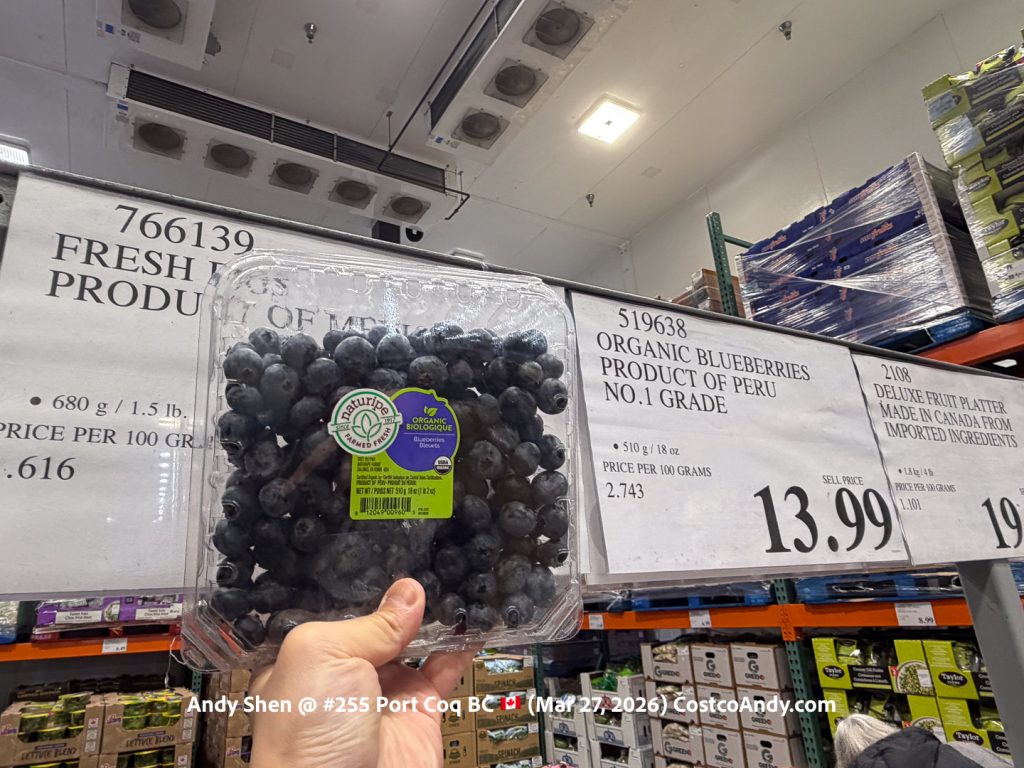ORGANIC BLUEBERRIES 18 OZ