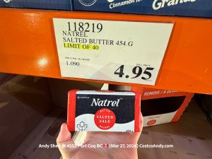 NATREL SALTED BUTTER 454G