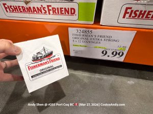 FISHERMAN’S FRIEND ORIGINAL EXTRA STRONG 8X22 LOZENGES