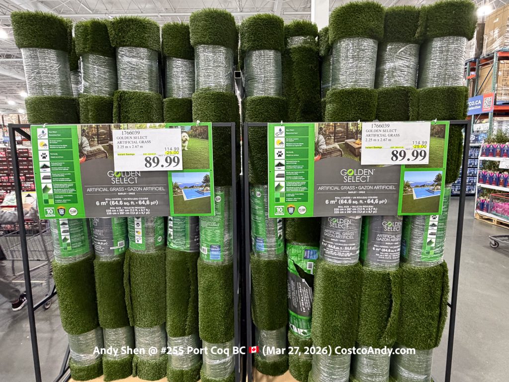 GOLDEN SELECT ARTIFICIAL GRASS 2.25 M X 2.67 M