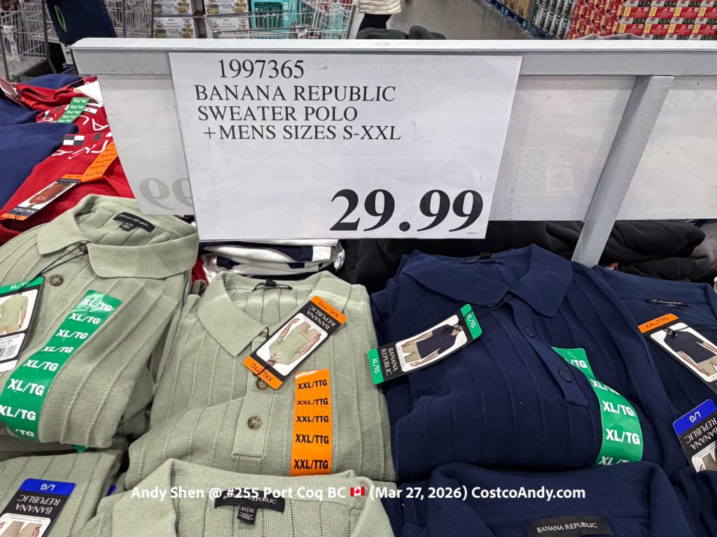 BANANA REPUBLIC SWEATER POLO + MENS SIZES S-XXL