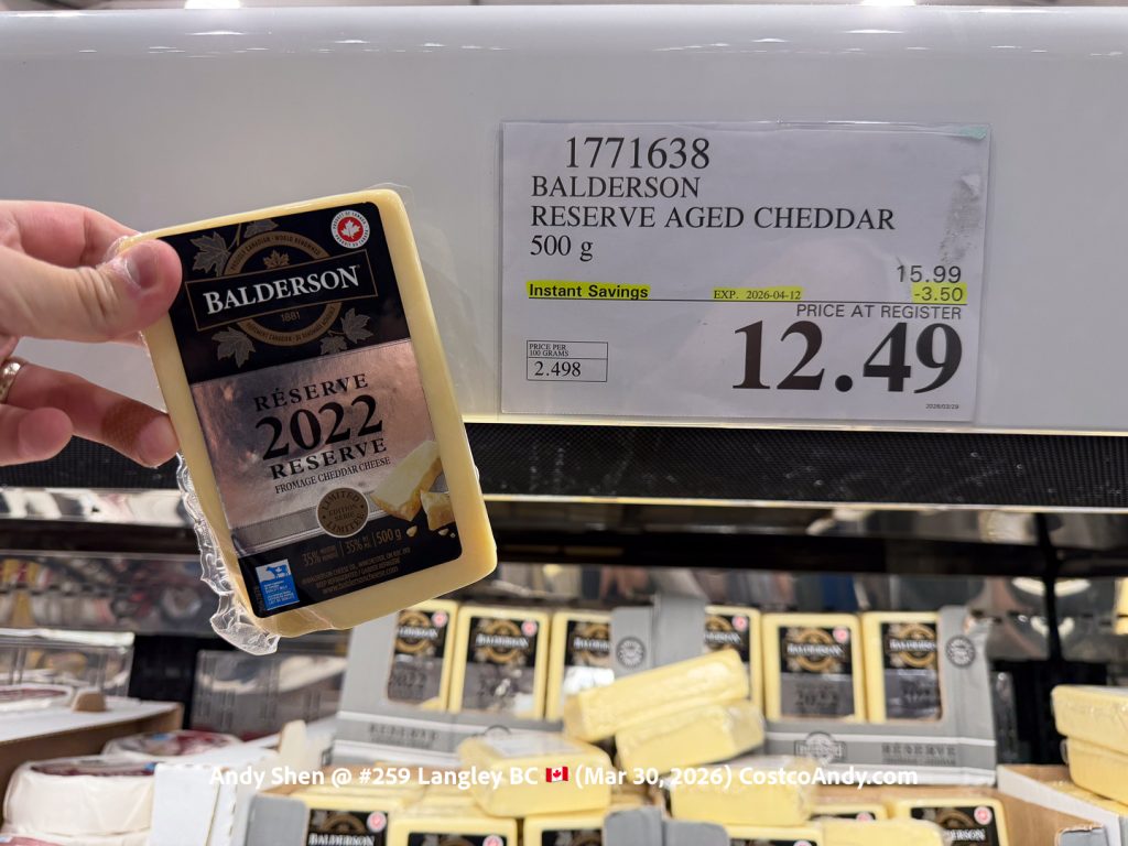 BALDERSON RESERVE AGED CHEDDAR 500G