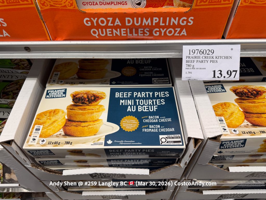 PRAIRIE CREEK KITCHEN BEEF PARTY PIES 780G