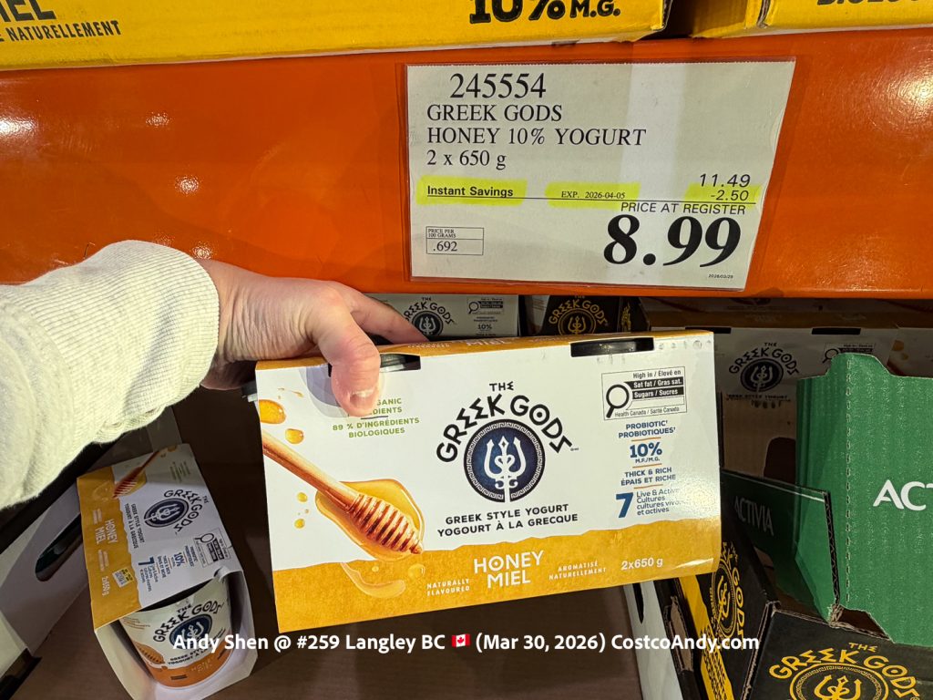 GREEK GODS HONEY 10% YOGURT 2 X 650G