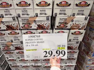 SUPER COFFEE PROTEIN SHAKE 18 X 330 ML
