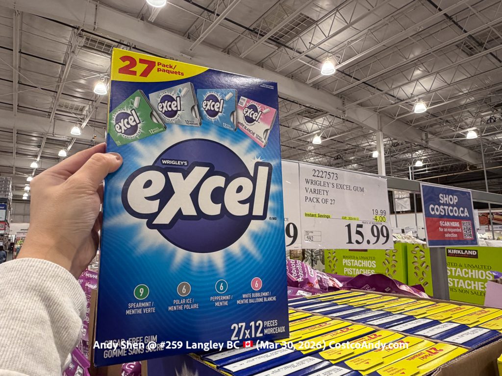 WRIGLEY’S EXCEL GUM VARIETY PACK OF 27