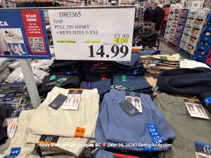 GAP PULL ON SHORT+MENS SIZES S-XXL