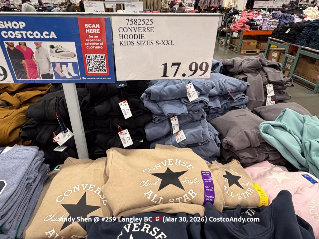 CONVERSE HOODIE KIDS SIZES S-XXL