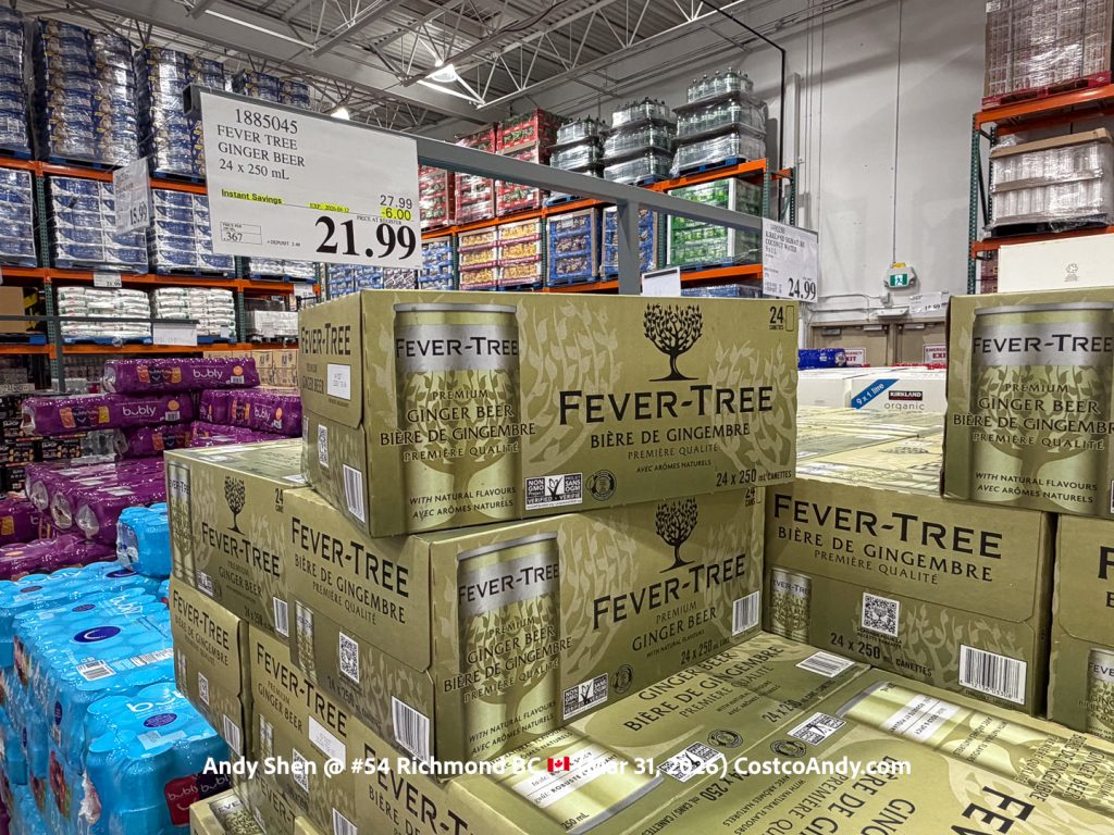 FEVER TREE GINGER BEER 24 X 250 ML