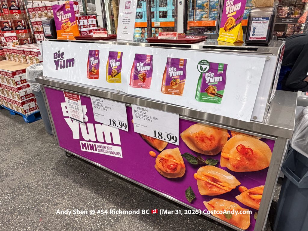 BIG YUM DUMPLING BITES PICK 2 X 700G