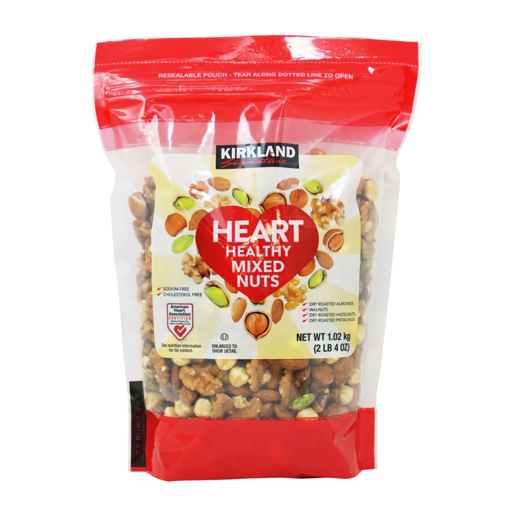 KIRKLAND SIGNATURE HEART HEALTHY NUTS 2.25 LBS