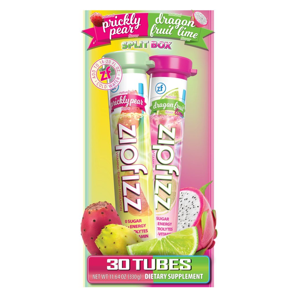 ZIPFIZZ ENERGY DRINK VARIETY 2 FLAVOR 30 COUNT