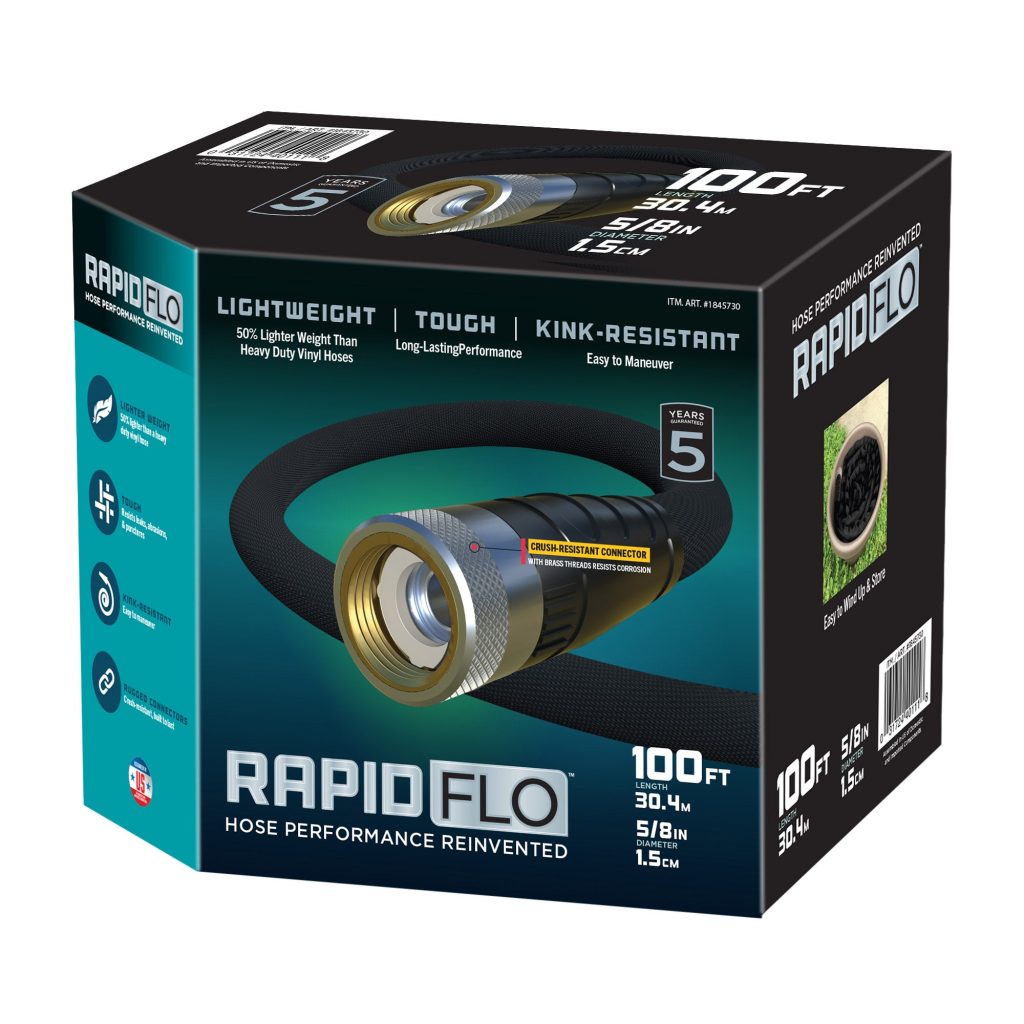 TEKNOR APEX 100′ RAPID FLO GARDEN HOSE