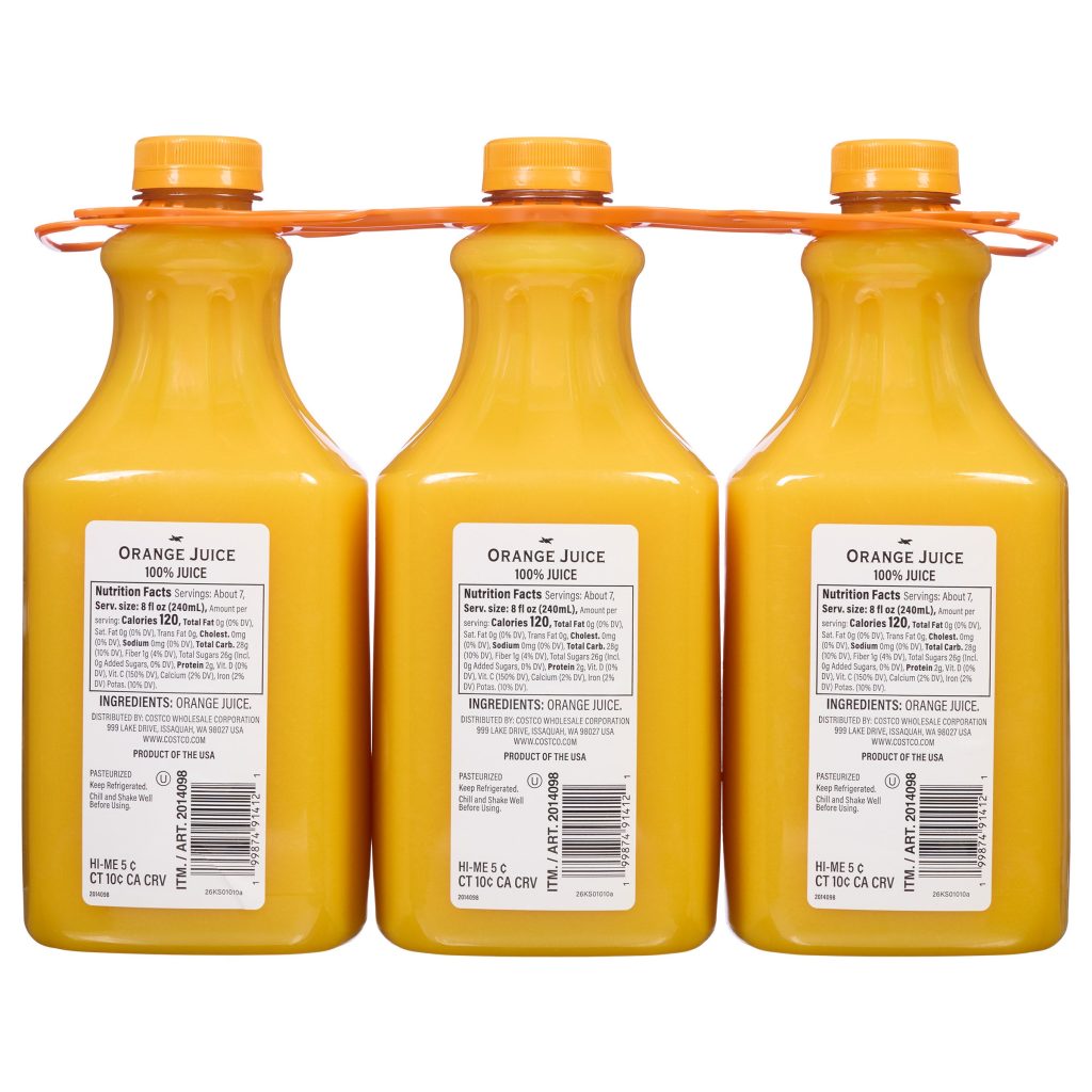 ORANGE JUICE 3/59 OZ