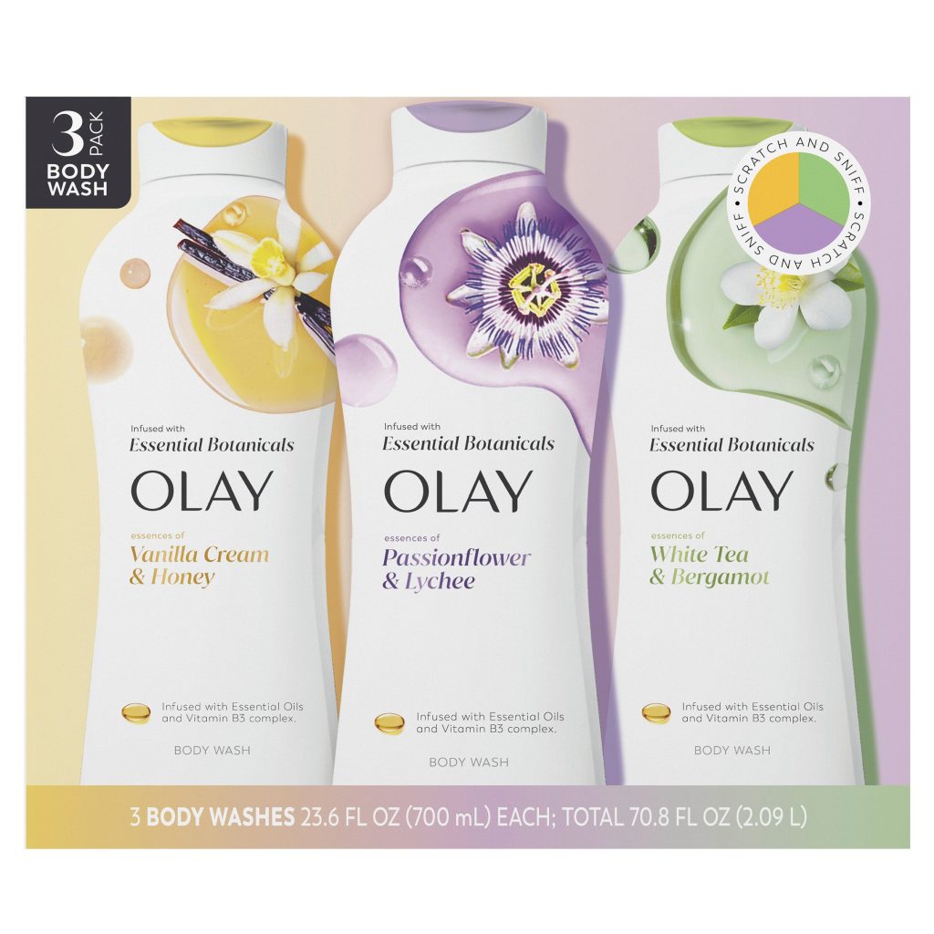OLAY ESSENTIAL BOTANICAL BODY WASH 3/ 23.6 FL OZ