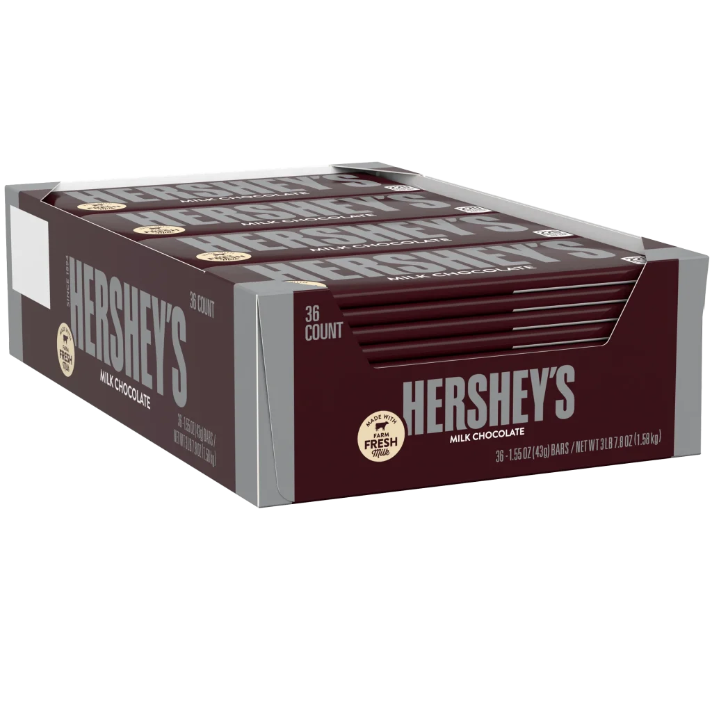 HERSHEY’S MILK CHOCOLATE 36 CT