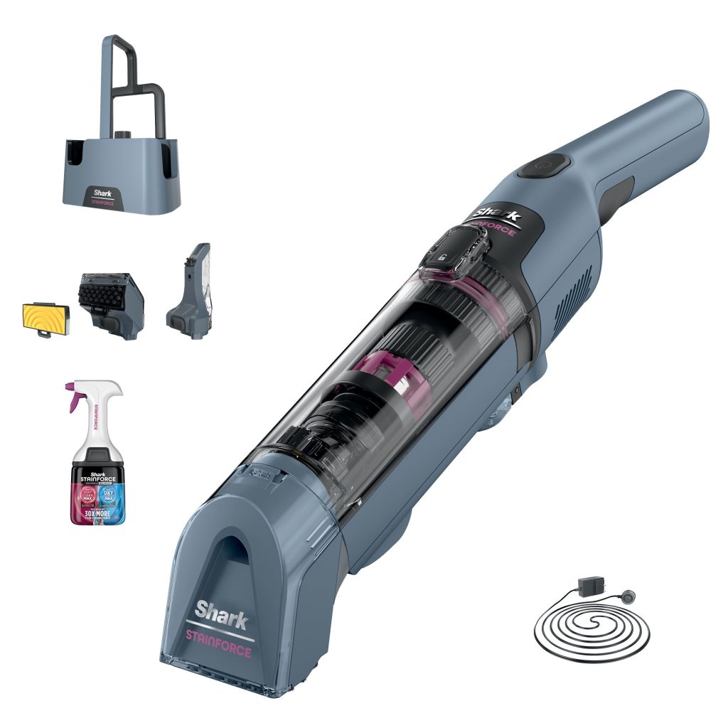 SHARK STAINFORCE CORDLESS SYSTEM WITH STAIN STRIKER FORMULA^