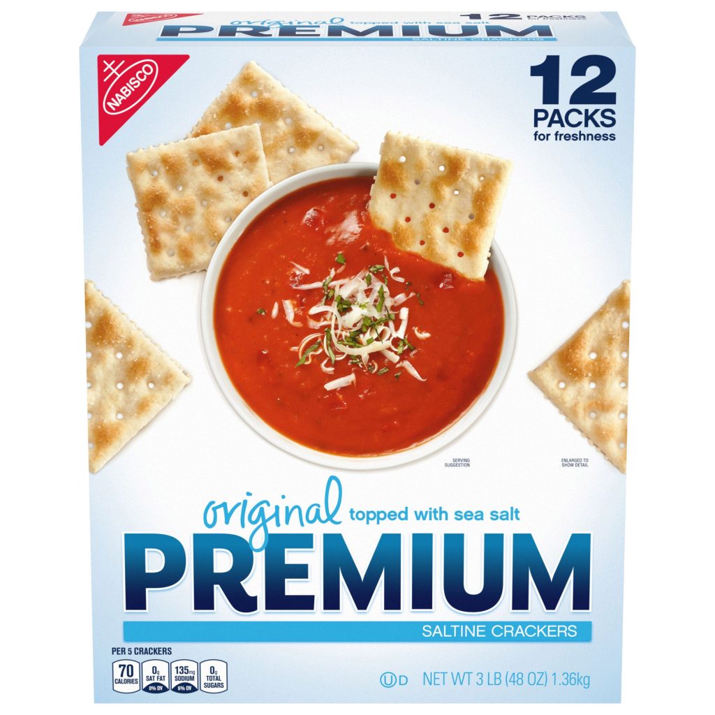 NABISCO SALTINE CRACKERS 12/4 OZ